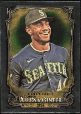 Julio Rodriguez #1 Baseball Cards 2024 Topps Allen & Ginter Chrome