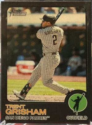 Trent Grisham #190 2022 Topps Heritage Baseball