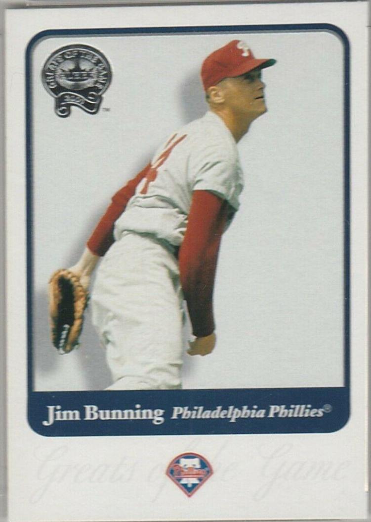Jim Bunning #92 2001 Fleer Greats Baseball