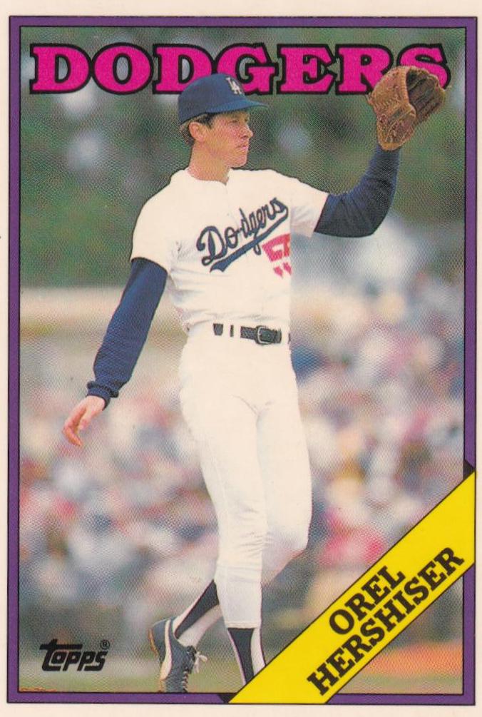 Orel Hershiser #40 1988 Topps Tiffany Baseball