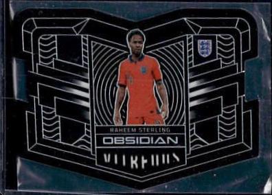 Raheem Sterling #3 Soccer Cards 2022 Panini Obsidian Vitreous