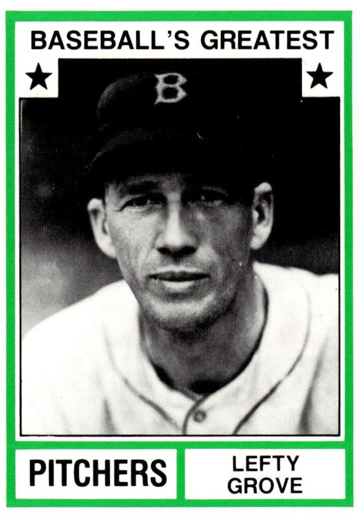 Lefty Grove #29 Baseball Cards 1982 TCMA Greatest Pitchers