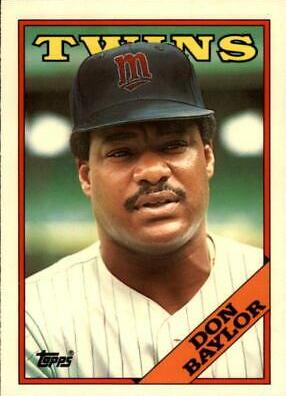 Don Baylor #545 Baseball Cards 1988 Topps Tiffany
