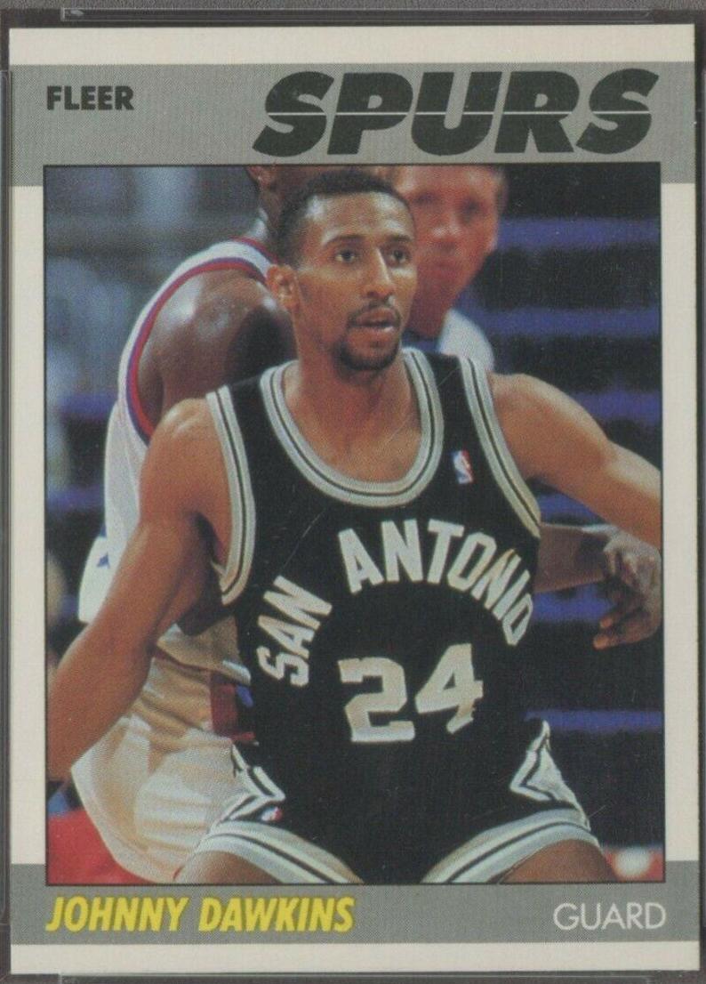 Johnny Dawkins #27 Basketball Cards 1987 Fleer