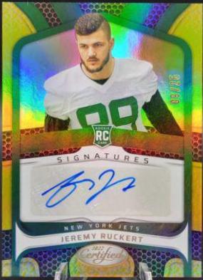 Jeremy Ruckert [Gold] #RS-JR Prices | 2022 Panini Certified Rookie ...
