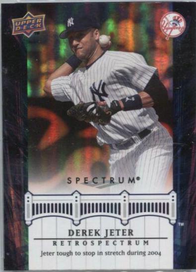 Derek Jeter #DJ77 2008 Upper Deck Spectrum Jeter Retrospectrum Baseball