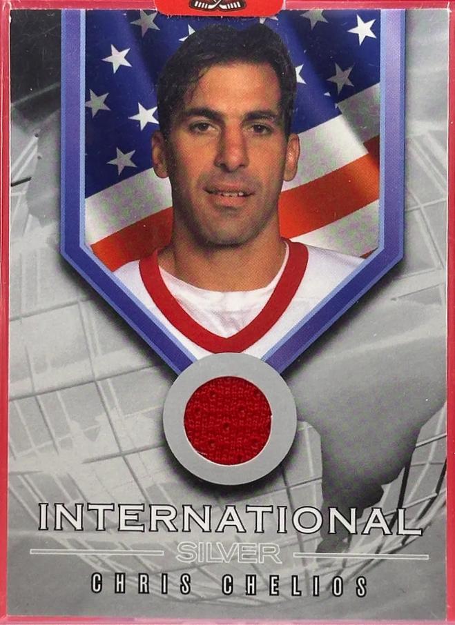 Chris Chelios #144 2002 In The Game Be A Player Signature Series Hockey