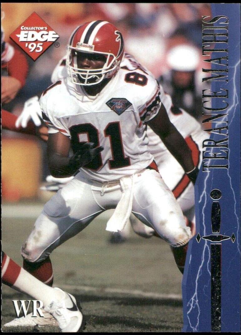 Terance Mathis #4 Football Cards 1995 Collector's Edge Excalibur