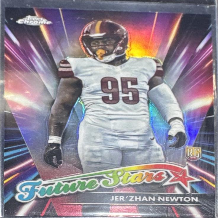 Jer'Zhan Newton #FS-16 Football Cards 2024 Topps Chrome Future Stars