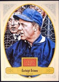 Burleigh Grimes #19 Baseball Cards 2012 Panini Golden Age