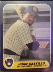 Juan Castillo #U-22 Baseball Cards 1986 Fleer Update Prices