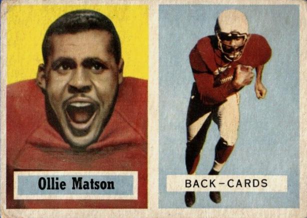 Ollie Matson #26 Football Cards 1957 Topps