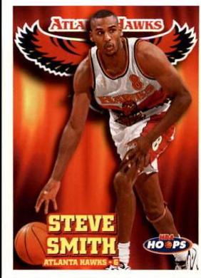 Steve Smith #13 Basketball Cards 1997 Hoops