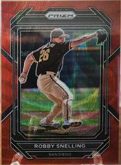 Robby Snelling [Ruby Wave] #169 Baseball Cards 2023 Panini Prizm Prices