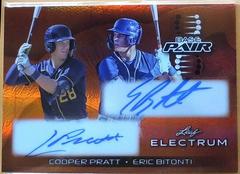 Cooper Pratt / Eric Bitonti [Bronze] #BP-6 Baseball Cards 2024 Leaf Electrum Pair Prices