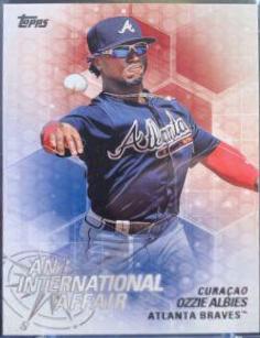 Ozzie Albies #IA-12 Baseball Cards 2018 Topps Update an International Affair