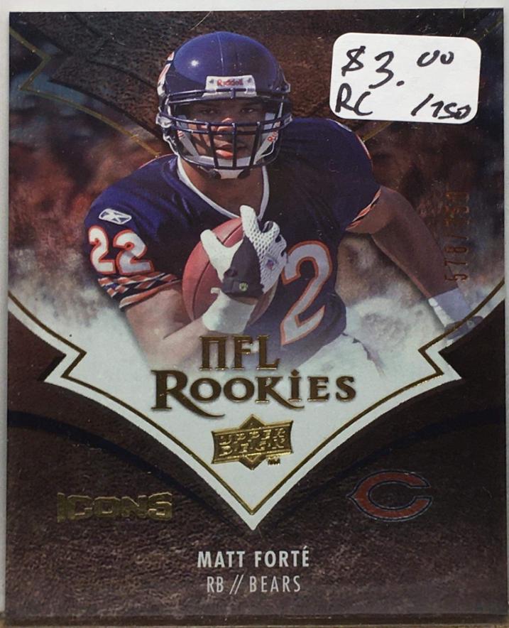 Matt Forte #172 2008 Upper Deck Icons Football