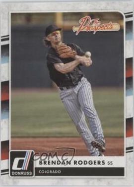 Brendan Rodgers #TP5 Baseball Cards 2016 Panini Donruss the Prospects