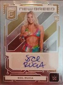 Sol Ruca #3 Wrestling Cards 2023 Donruss Elite WWE New Breed Autograph