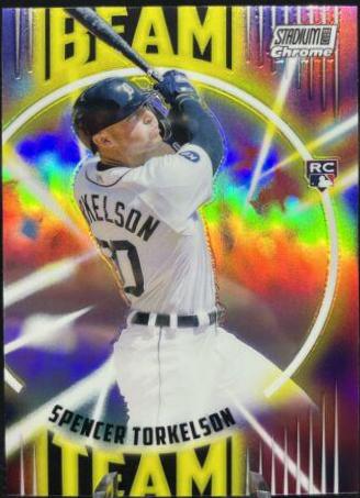 Spencer Torkelson #BT-22 Baseball Cards 2022 Stadium Club Chrome Beam Team