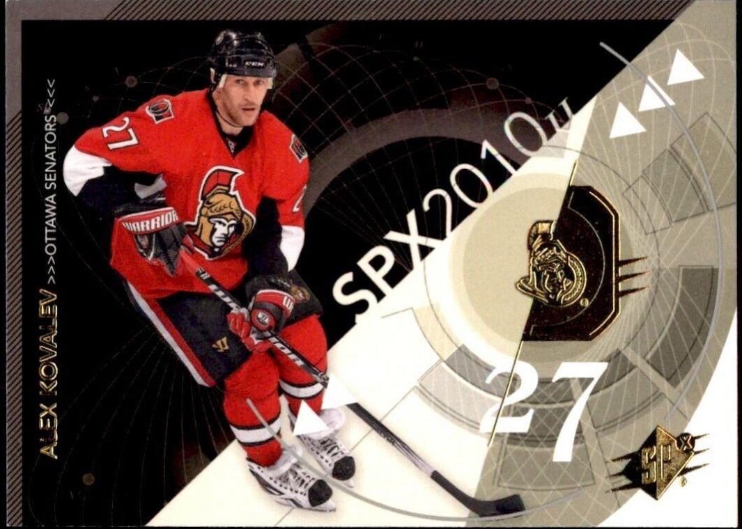 Alex Kovalev #69 Hockey Cards 2010 SPx