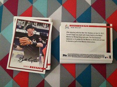 Garrett Cooper #27 2018 Topps On Demand Rookie Year In Review Baseball