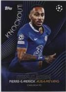 Pierre-Emerick Aubameyang #PEAU Soccer Cards 2021 Topps Champions League Knockout