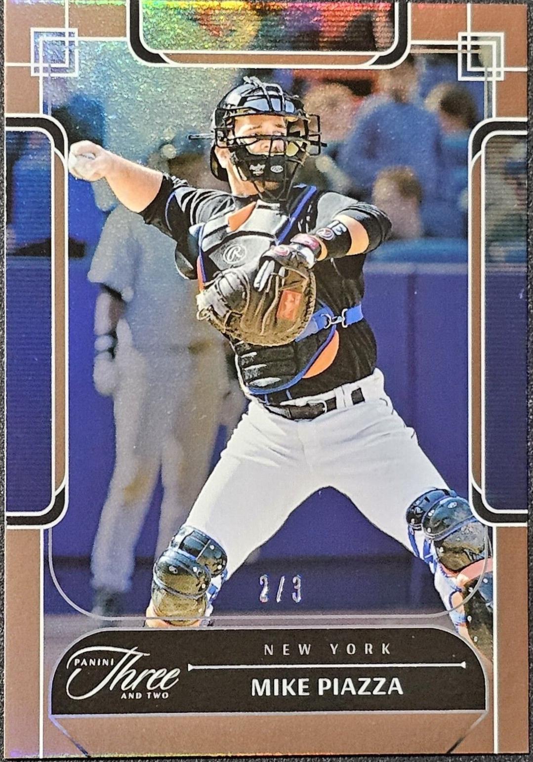 Mike Piazza #60 2024 Panini Three and Two Baseball