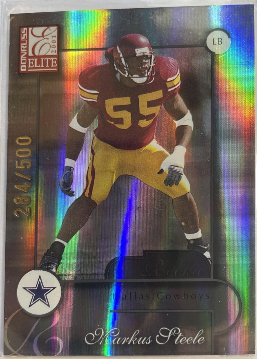 Markus Steele #174 2001 Panini Donruss Elite Football