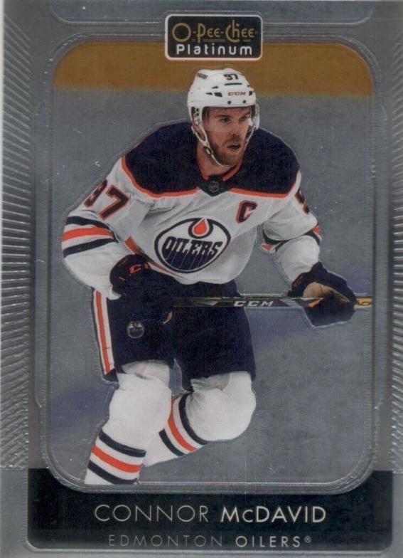 Connor McDavid #1 Hockey Cards 2021 O-Pee-Chee Platinum