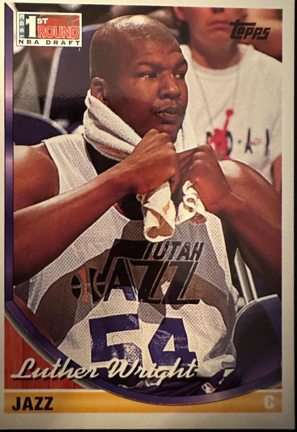 Luther Wright #75 Basketball Cards 1993 Topps
