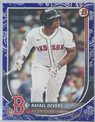 Rafael Devers [Purple Pattern] #10 Baseball Cards 2025 Bowman Prices