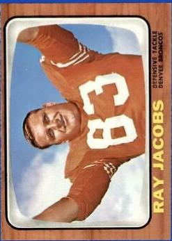 Ray Jacobs #37 Football Cards 1966 Topps