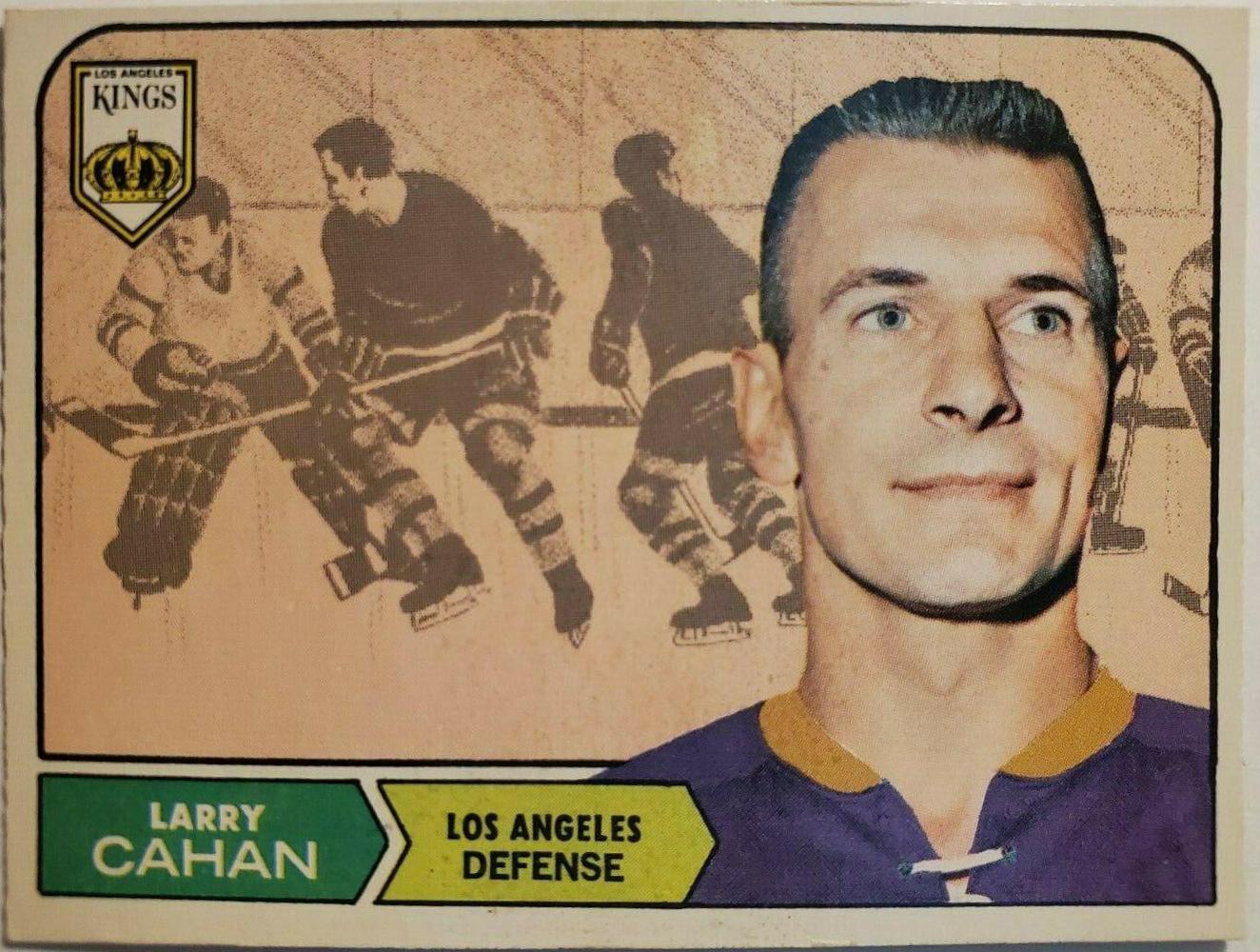 Larry Cahan #35 Hockey Cards 1968 O-Pee-Chee