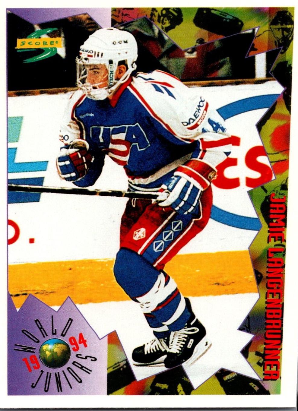 Jamie Langenbrunner #211 1994-95 Score Hockey
