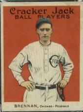 Ad Brennan #115 Baseball Cards 1915 Cracker Jack Prices