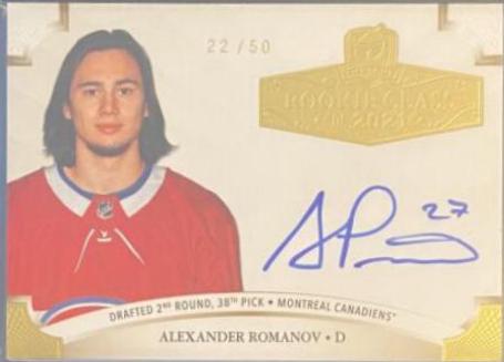 Alexander Romanov [Gold Autograph] #2021-AR