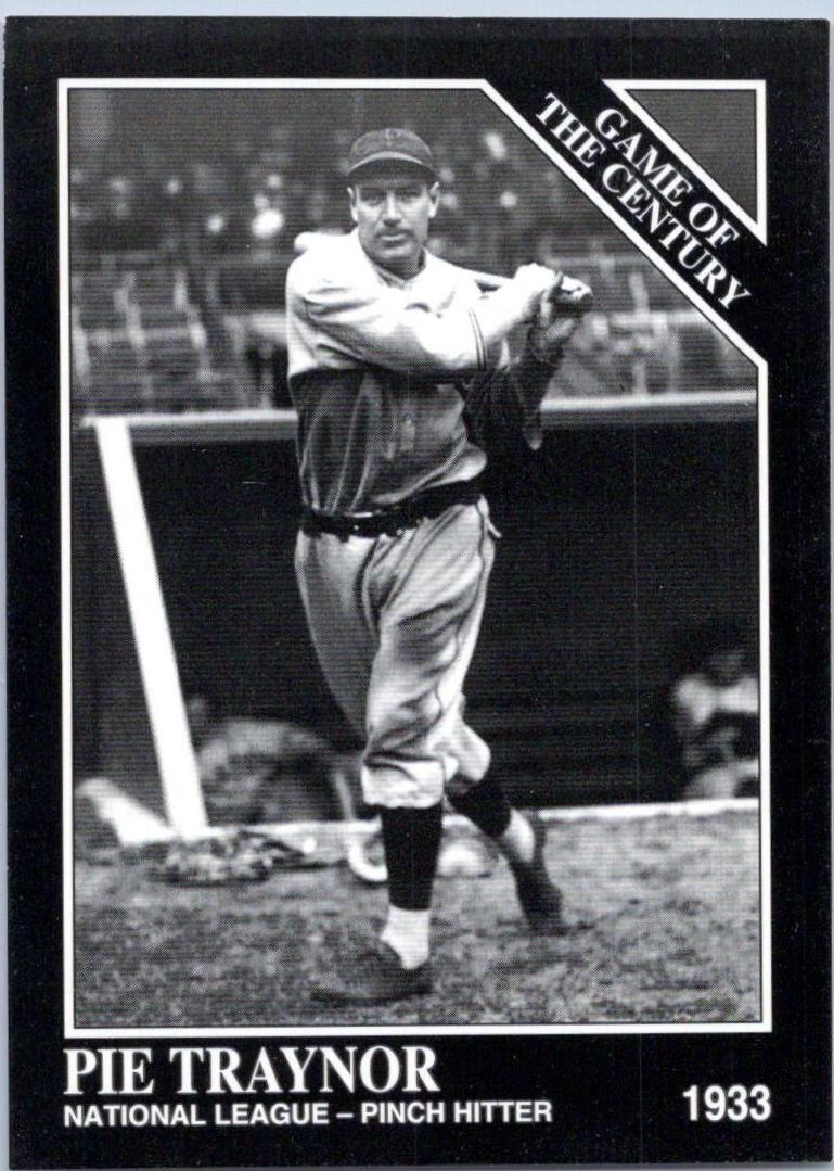 Pie Traynor #670 Baseball Cards 1993 Conlon Collection