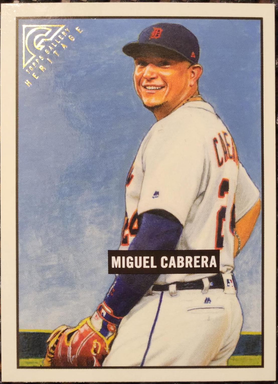Miguel Cabrera #40 Baseball Cards 2017 Topps Gallery Heritage