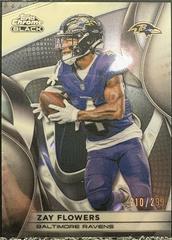 Zay Flowers [Refractor] #10 Prices | 2025 Topps Chrome Black