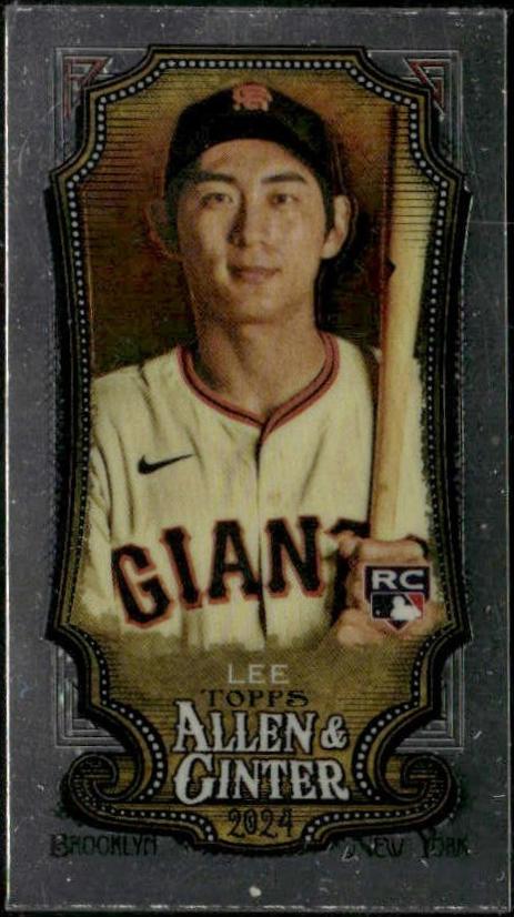 Jung Hoo Lee #269 2024 Topps Allen & Ginter Metal Mini Baseball