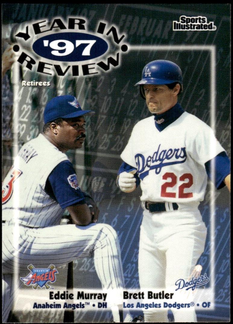 Eddie Murray / Brett Butler #180 1998 Sports Illustrated Baseball