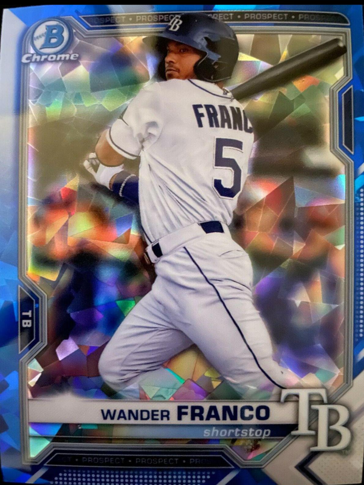 Wander Franco #BCP-57 2021 Bowman Sapphire Baseball