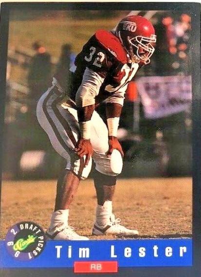 Tim Lester #88 Football Cards 1992 Classic Draft Picks