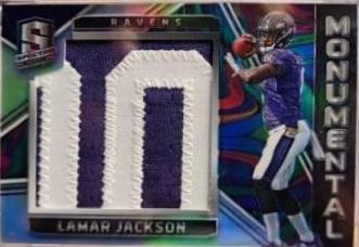 Lamar Jackson [Patch Autograph Neon Marble] #217