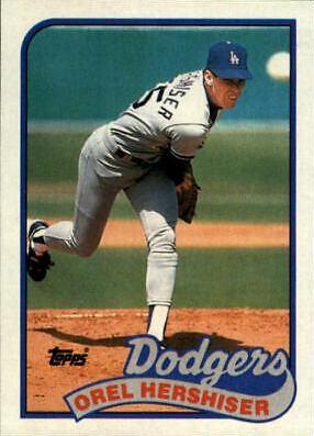 Orel Hershiser #550 Baseball Cards 1989 Topps