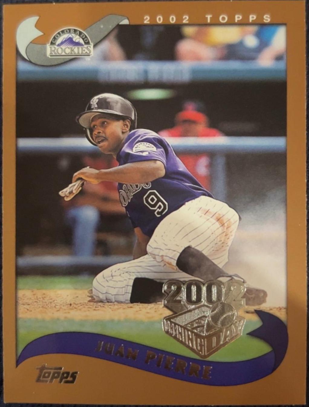 Juan Pierre #17 Baseball Cards 2002 Topps Opening Day