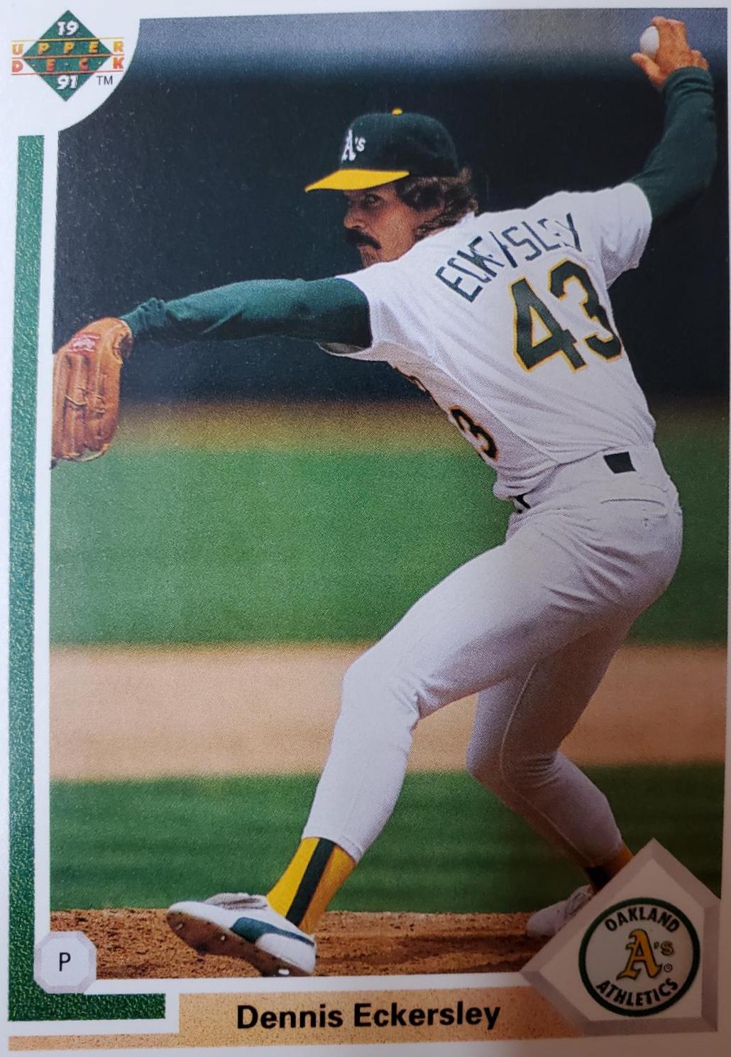 Dennis Eckersley #172 Baseball Cards 1991 Upper Deck