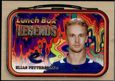 Elias Pettersson #LB-4 Hockey Cards 2022 Upper Deck Lunch Box Legends