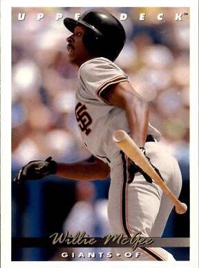 Willie McGee #281 Baseball Cards 1993 Upper Deck